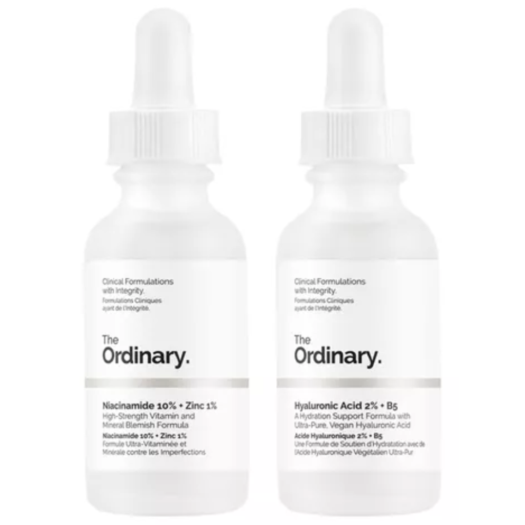 COMBO SERUMS: ACIDO HIALURÓNICO + NIACINAMIDA