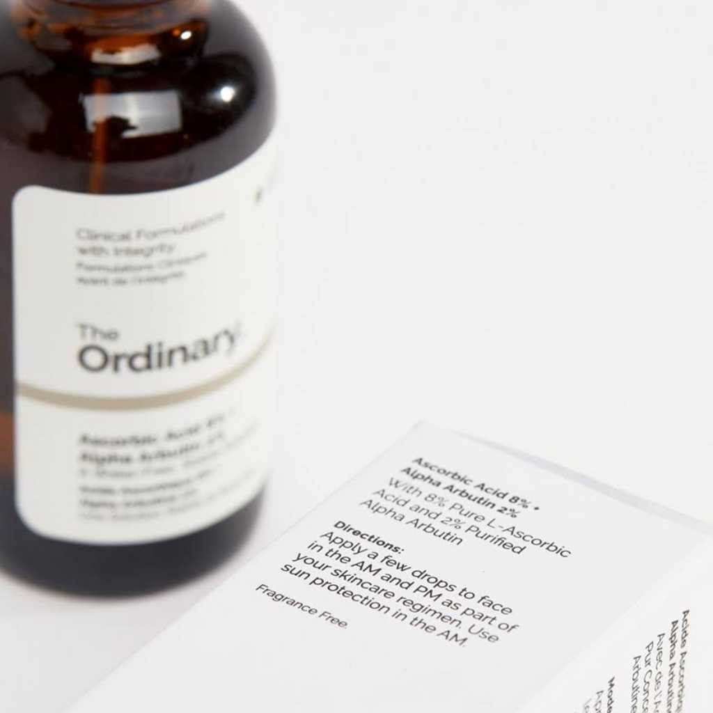 THE ORDINARY ASCORBIC ACID 8%+ ALPHA ARBUTIN 2%+B5 ORD - Tu Shopper Beauty