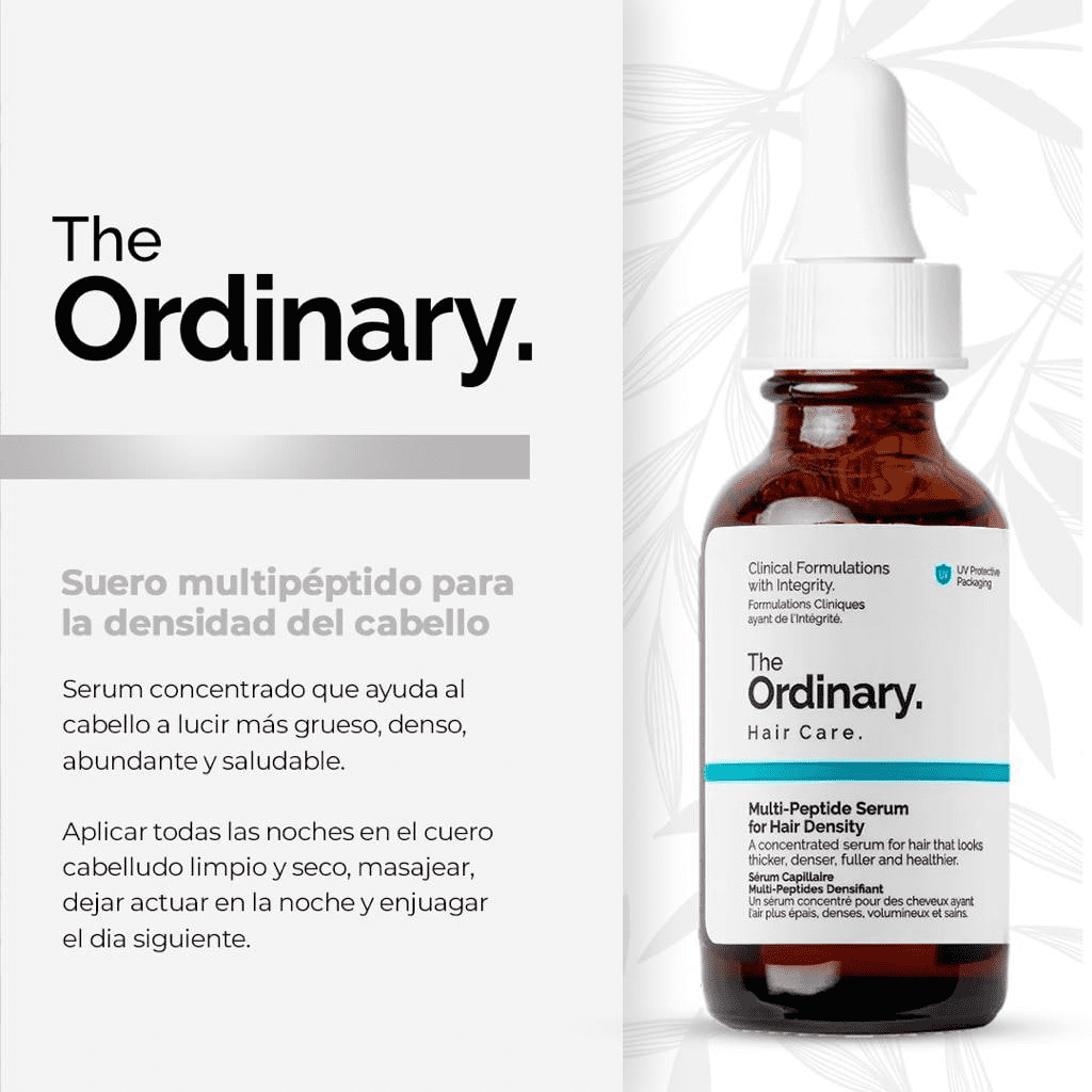 MULTI-PEPTIDE SERUM FOR HAIR DENSITY PARA ESTIMULAR Y FORTALECER EL CRECIMIENTO DEL CABELLO - Tu Shopper Beauty