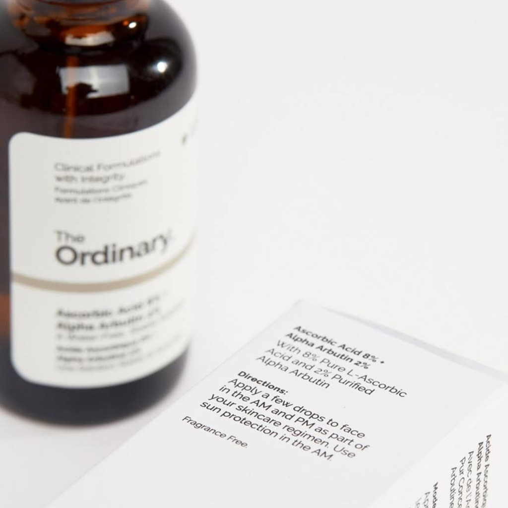 THE ORDINARY ASCORBIC ACID 8%+ ALPHA ARBUTIN 2%+B5 ORD - Tu Shopper Beauty 