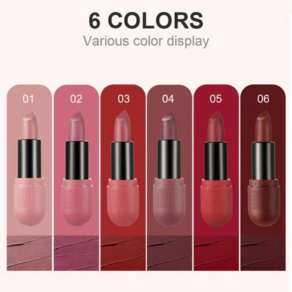 SET X6 UNIDADES LABIALES MATTE EN BARRA HANDAYAN