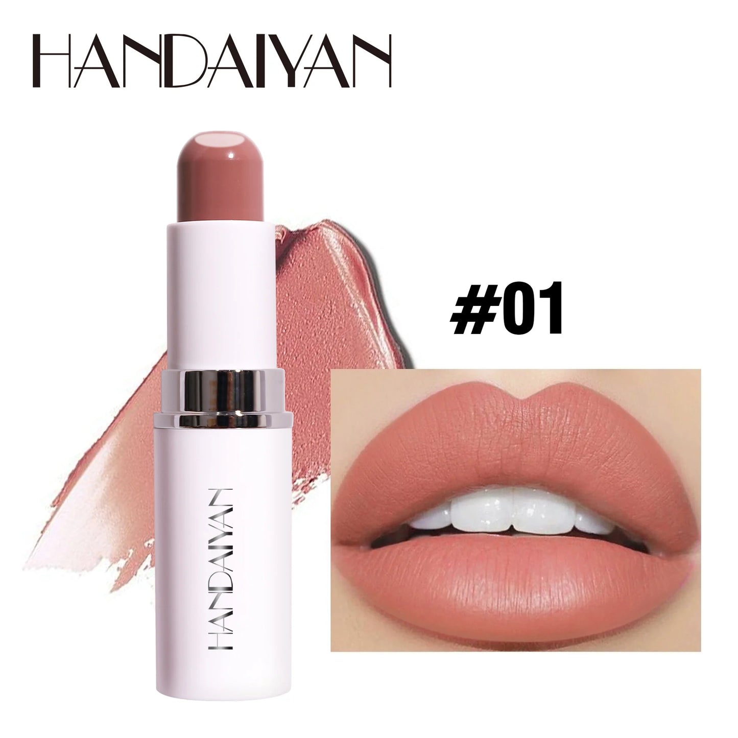 DUO PERFECTO LABIAL E HIDRATANTE MATTE HANDAIYAN - Tu Shopper Beauty 