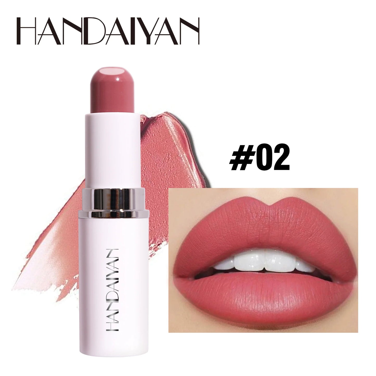 DUO PERFECTO LABIAL E HIDRATANTE MATTE HANDAIYAN - Tu Shopper Beauty 