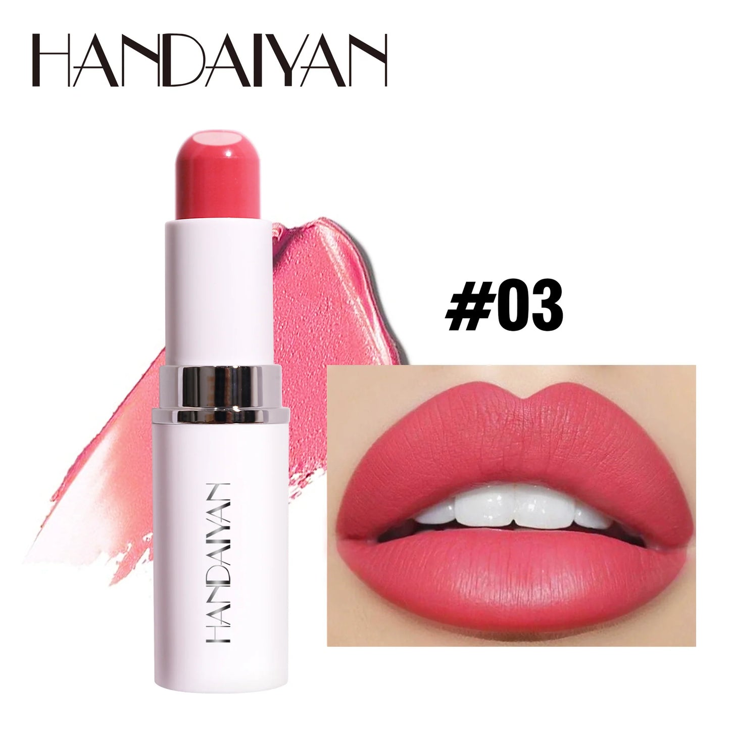 DUO PERFECTO LABIAL E HIDRATANTE MATTE HANDAIYAN - Tu Shopper Beauty 