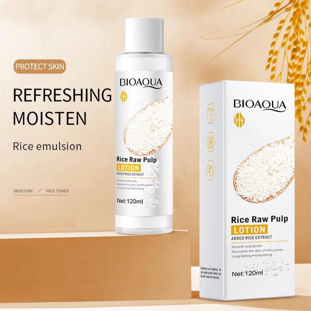 PRODUCTOS ARROZ BIOAQUA X6 CON LOCION - Tu Shopper Beauty 